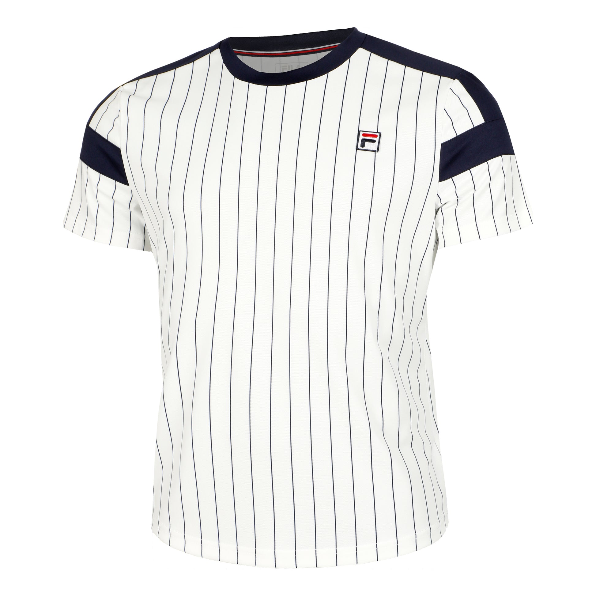 Fila Stripes Jascha T-shirt Herrar - creme,