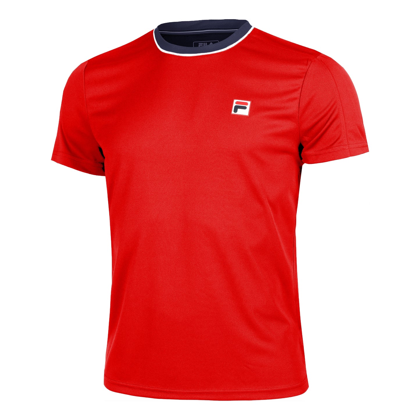 Fila Enzo T-shirt Herrar - röd, mörkblå