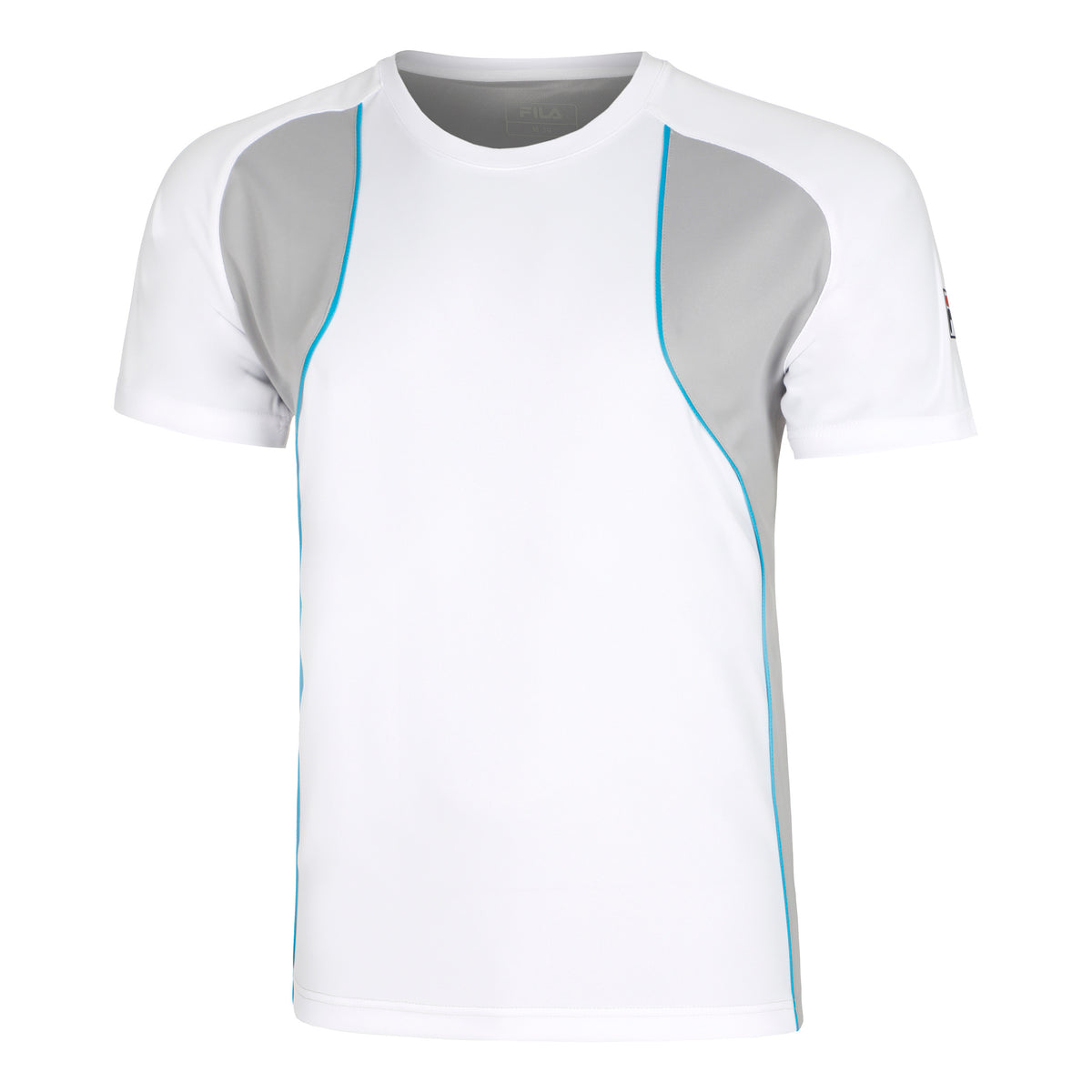Fila Hudson T-shirt Herrar - vit, silver