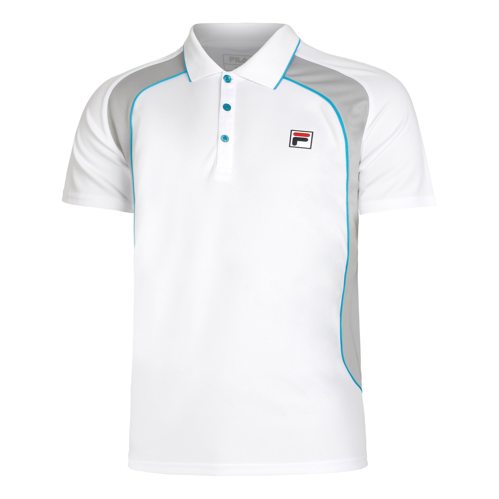 Fila Harrison Polo Herrar - vit, silver
