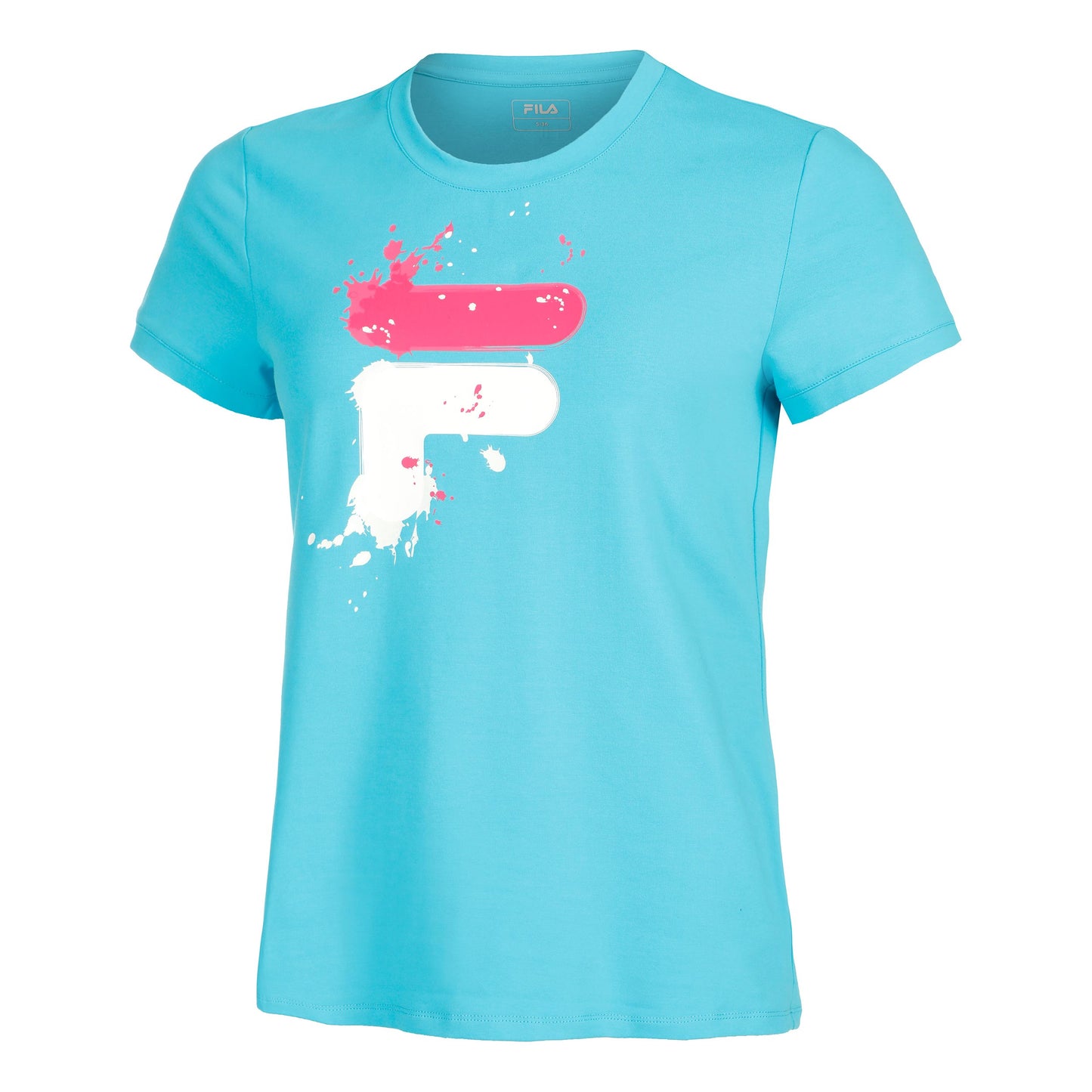 Fila Emelie T-shirt Damer - blå, flerfärgad