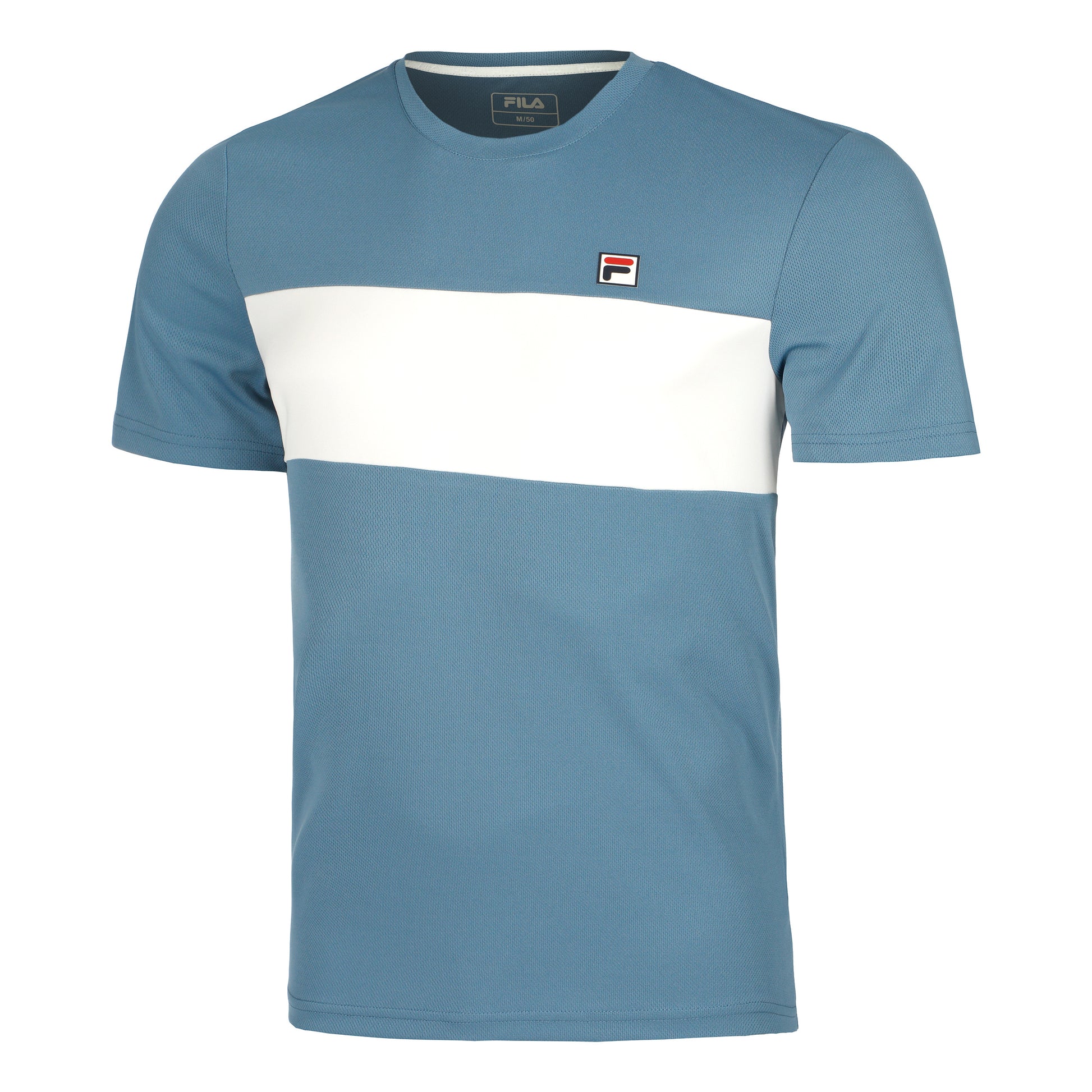 Fila Bosse T-shirt Herrar-Blå,Vit