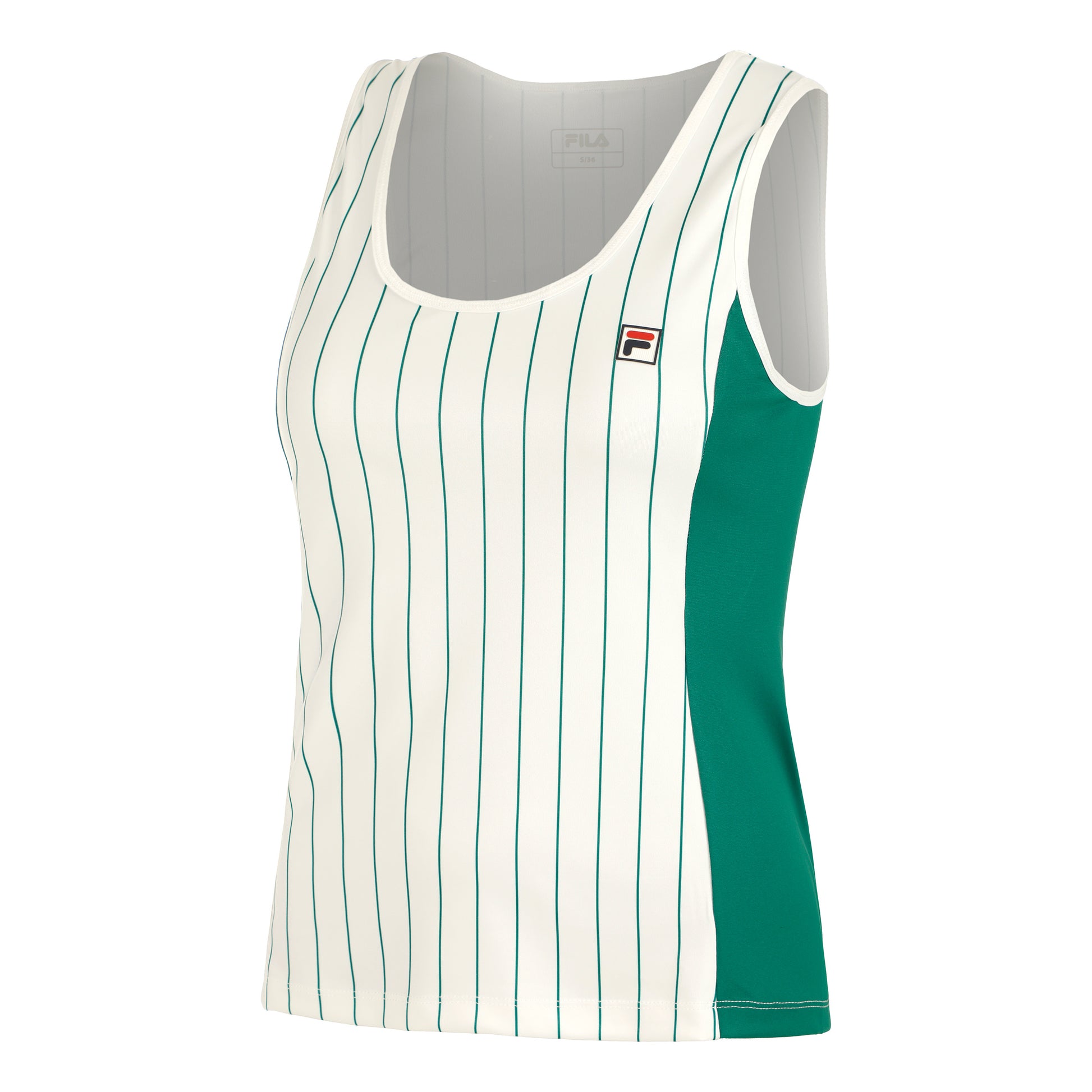 Fila Nina Linne Damer - vit, grön