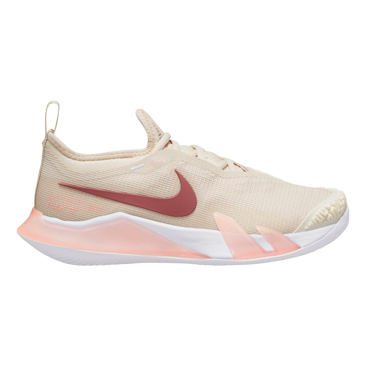 Nike Court Vapor React NXT Sko för grus Damer - beige, röd