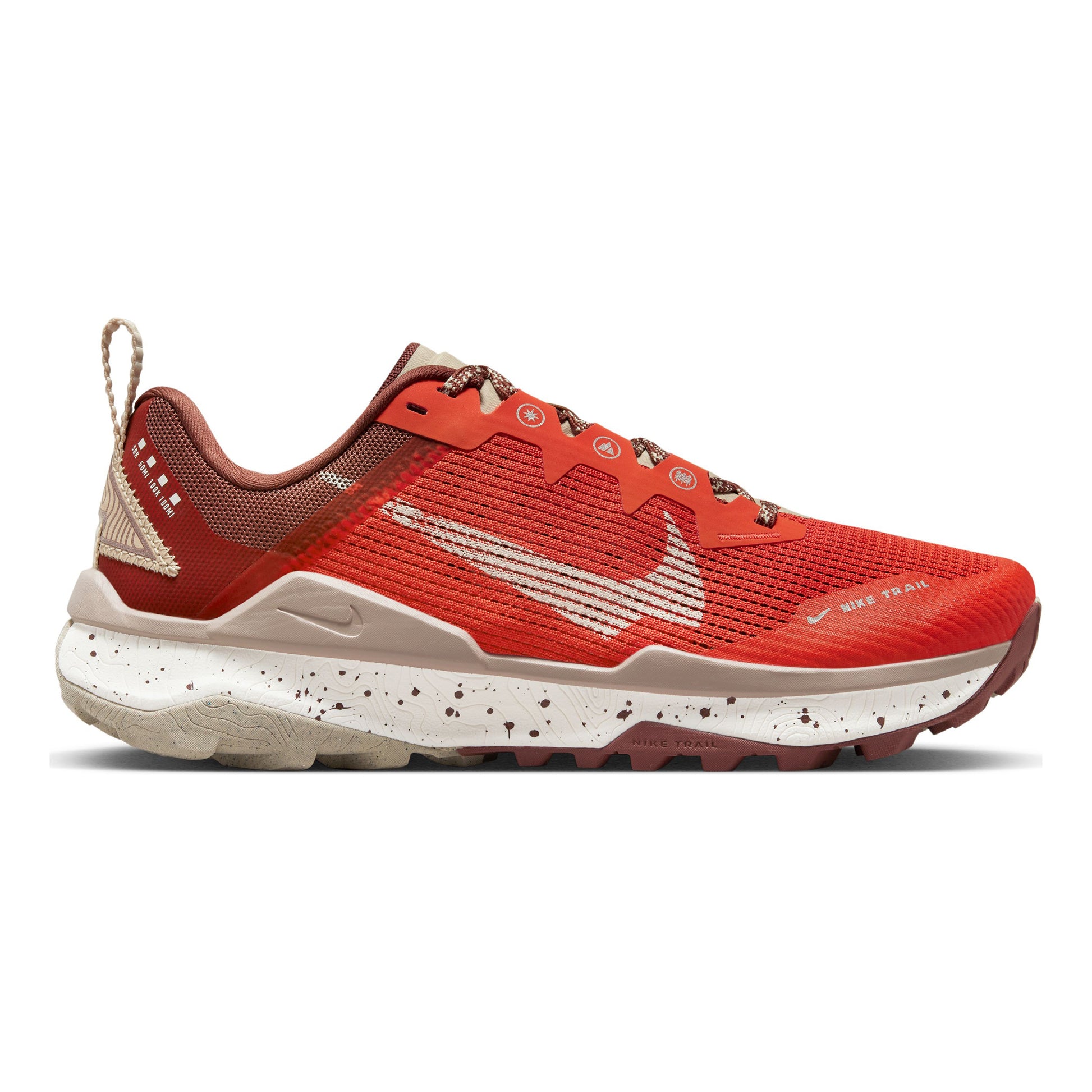 Nike React Wildhorse 8 Terrängsko Damer - röd, brun
