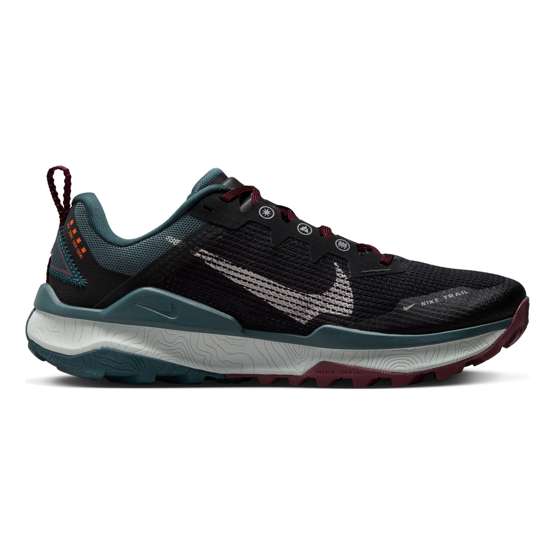 Nike React Wildhorse 8 Terrängsko Damer - svart, blå