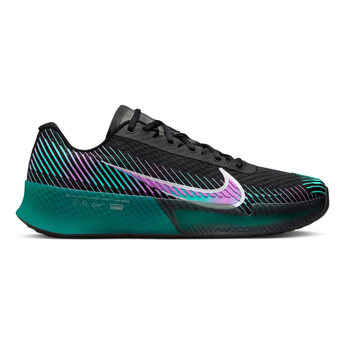 Nike Air Zoom Vapor 11 Premium Allroundsko Herrar - svart, flerfärgad