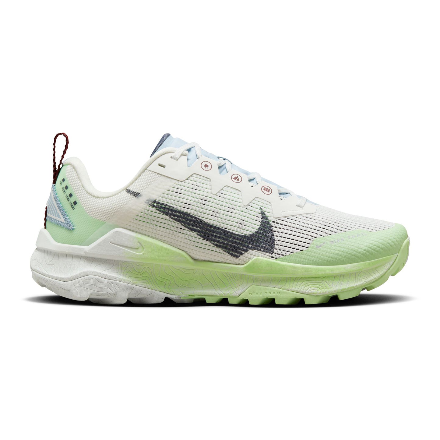 Nike React Wildhorse 8 Terrängsko Damer - creme, ljusgrön