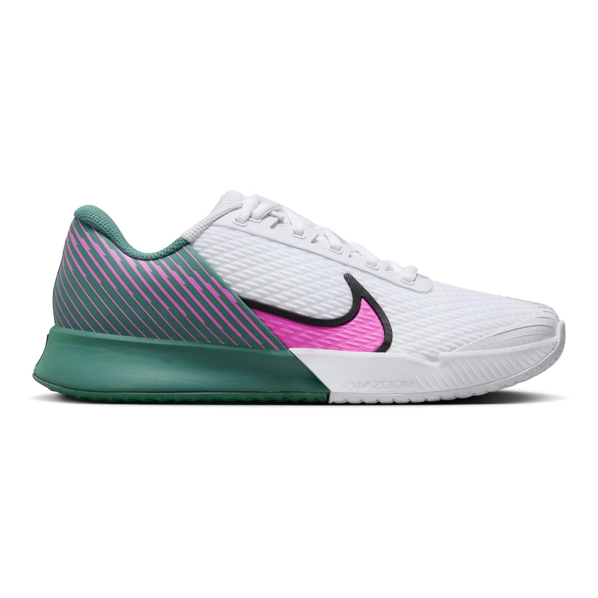 Nike Air Zoom Vapor Pro 2 Allroundsko Damer - vit, mörkgrön