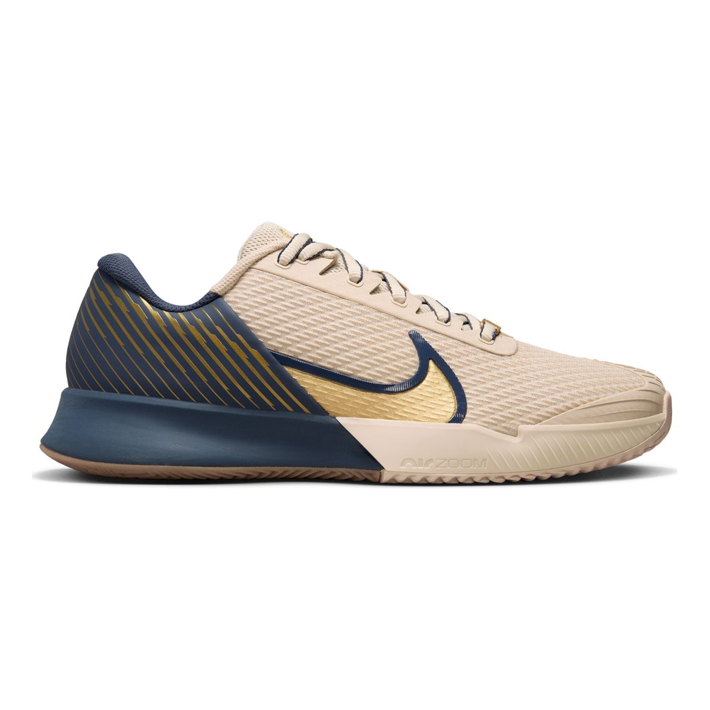 Nike Air Zoom Vapor Pro 2 PRM Sko För Grus Herrar-Beige,Mörkblå