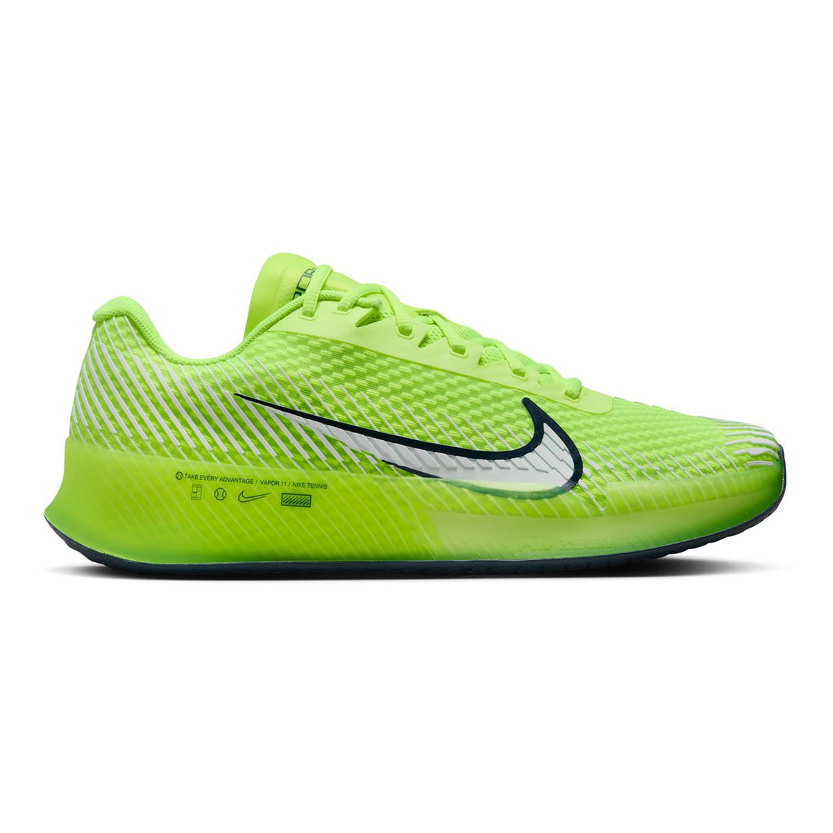Nike Air Zoom Vapor 11 Allroundsko Herrar - neongul,