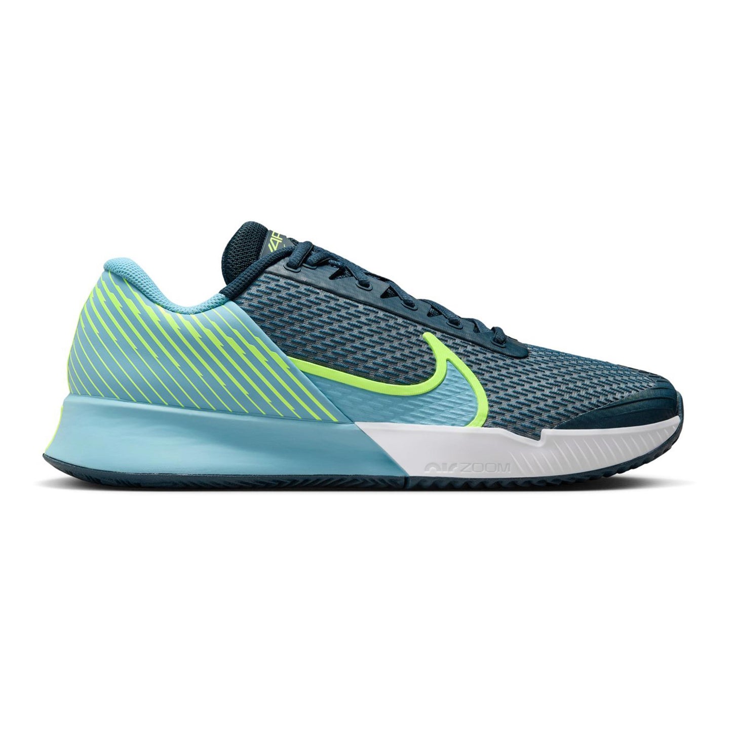 Nike Air Zoom Vapor Pro 2 Sko för grus Herrar - mörkblå, turkos