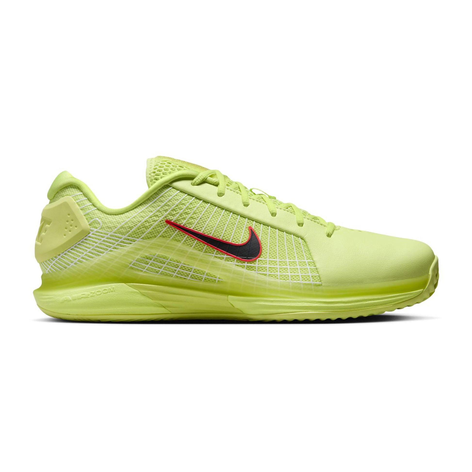 Nike Vapor 12 Hypersmash Sko För Grus Herrar-Lime