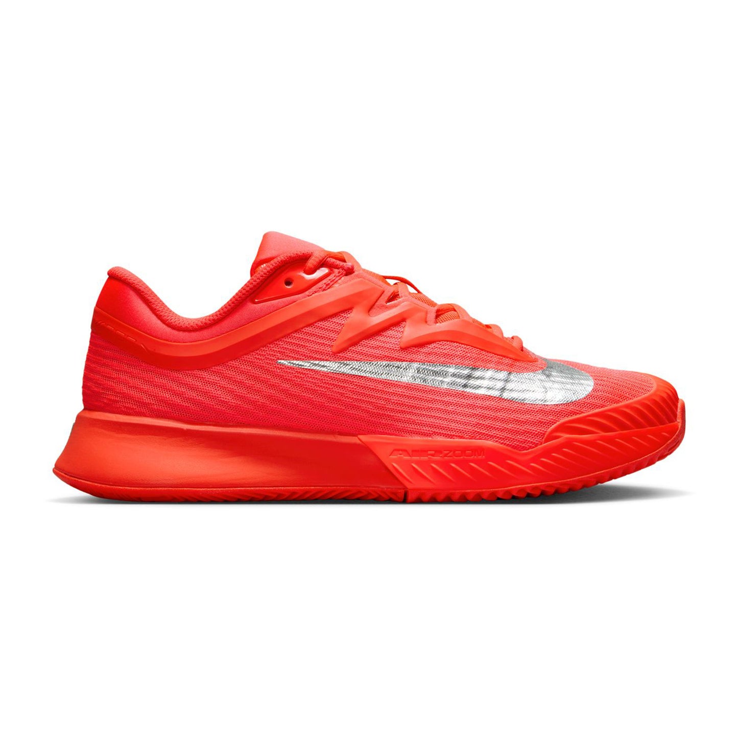 Nike Vapor Pro 3 Sko för grus Damer - neonröd, silver