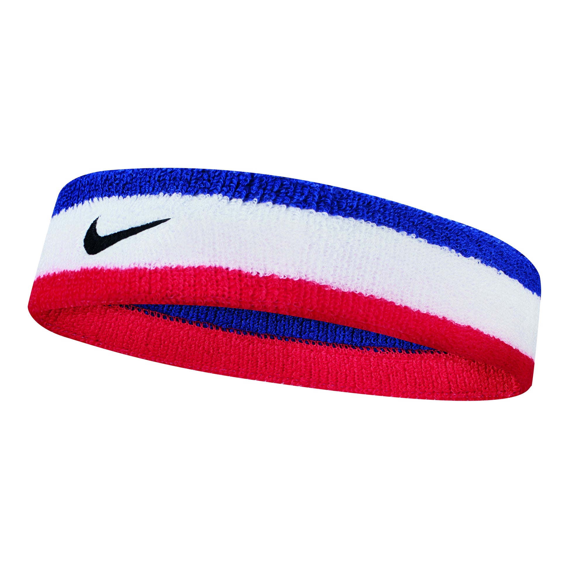 Nike Swoosh Pannband Unisex - vit, blå