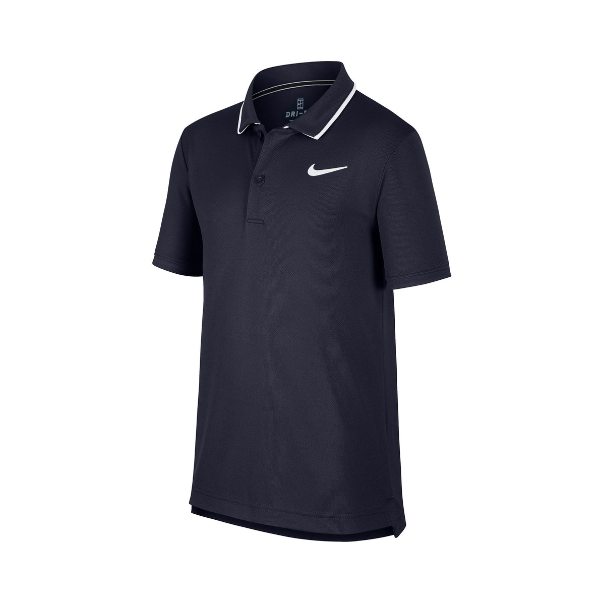 Nike Court Dry Team Polo Pojkar - mörkblå, vit