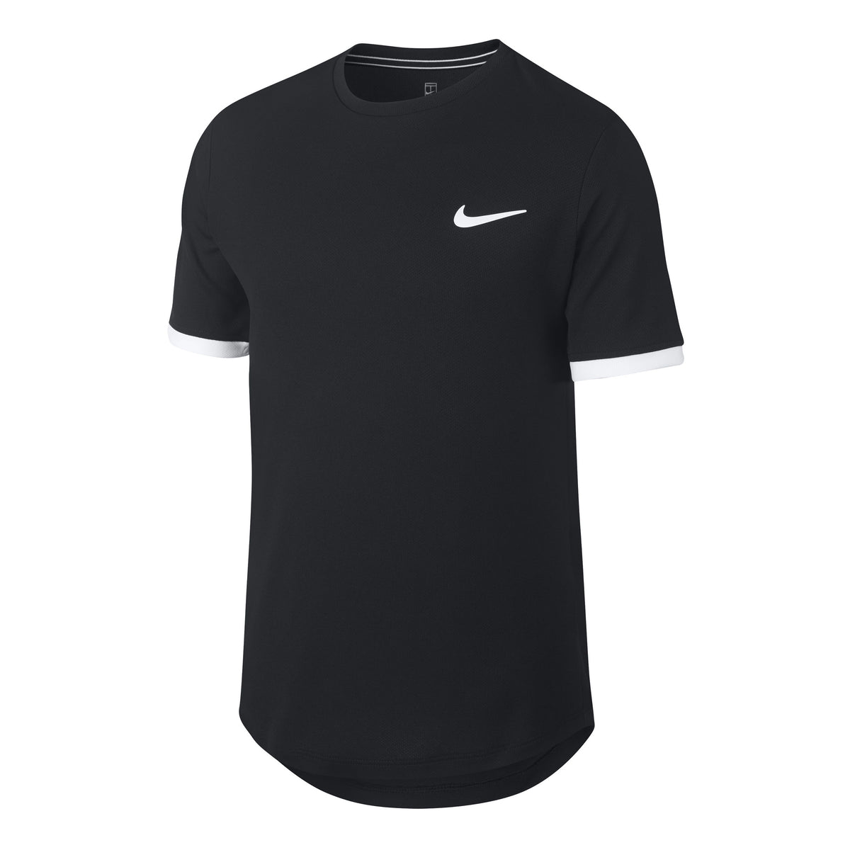Nike Court Dry T-shirt Pojkar - svart, vit