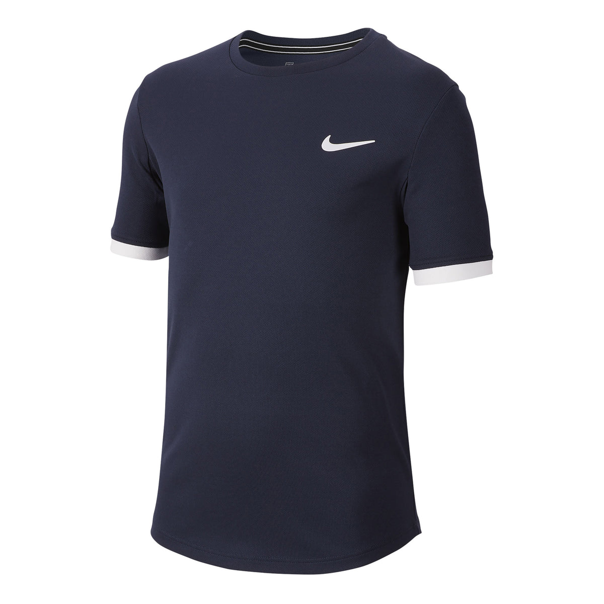 Nike Court Dry T-shirt Pojkar - mörkblå, vit