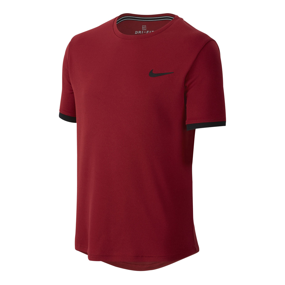 Nike Court Dry T-shirt Pojkar - röd, svart