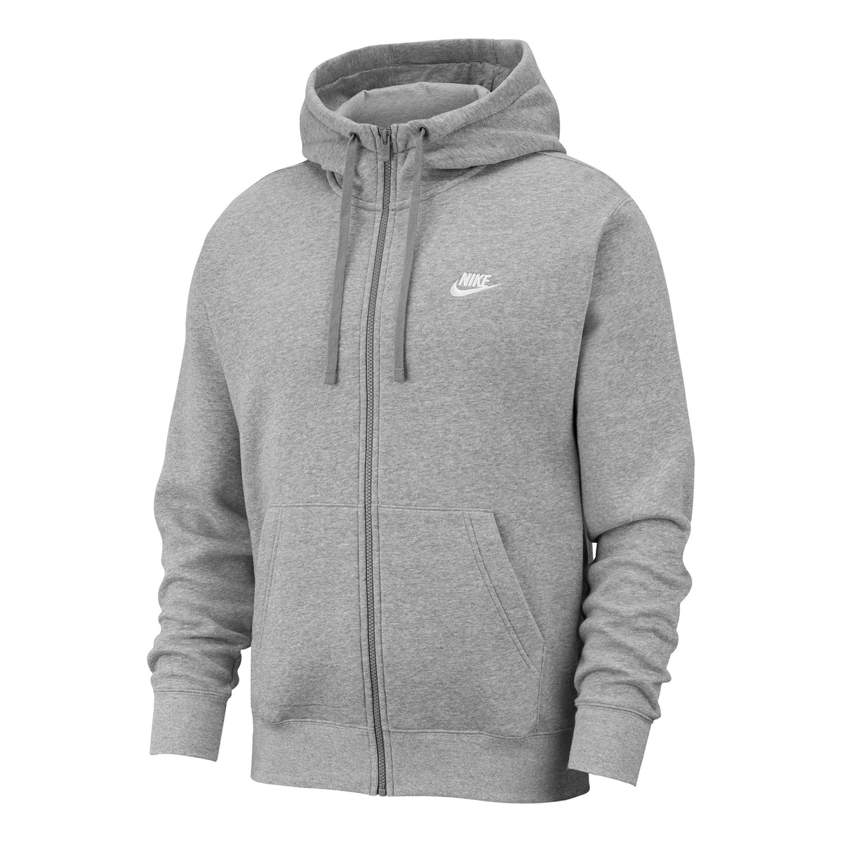 Nike Sportswear Club Full Zip Sweat-jacka Herrar - ljusgrå, vit