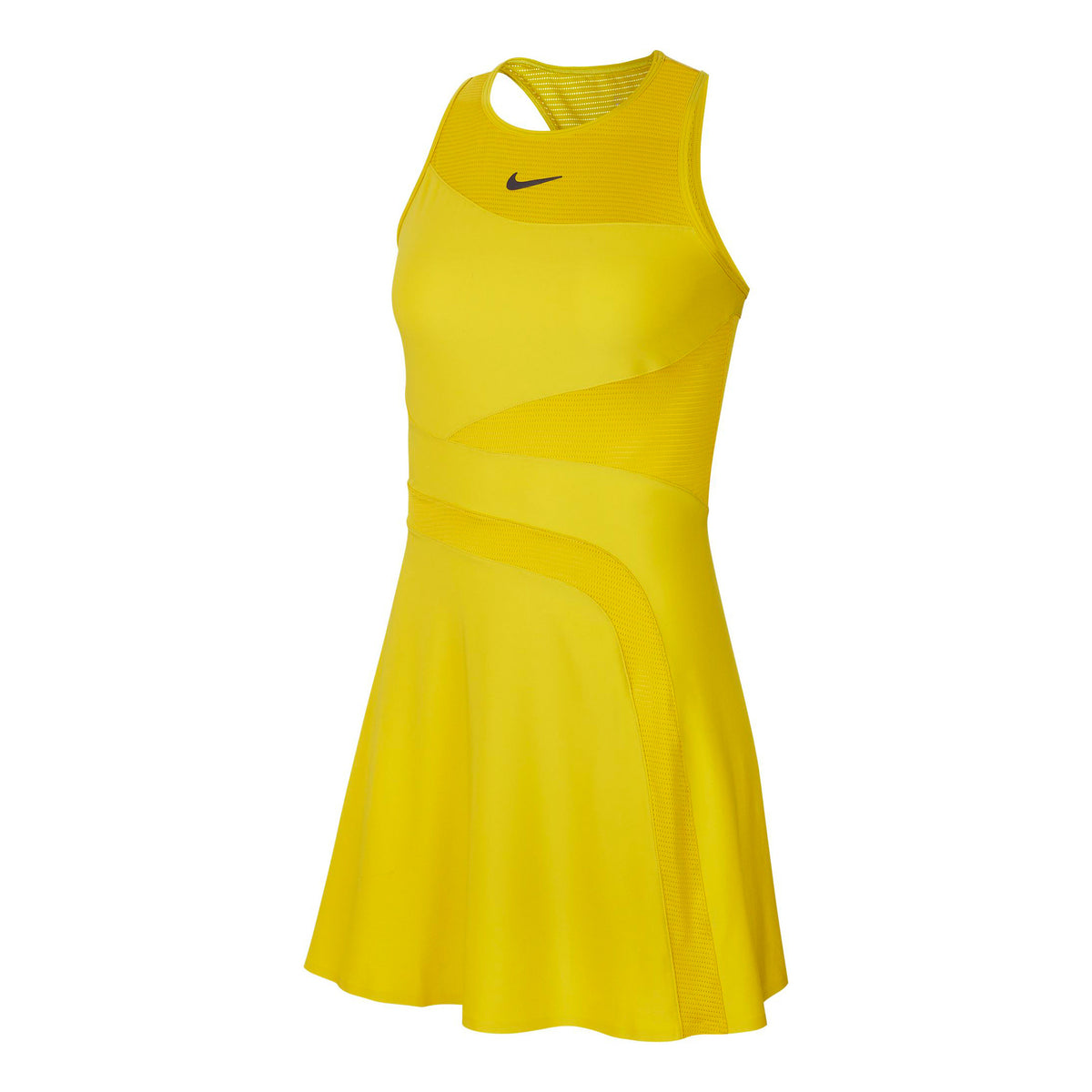 Nike Court  Klänning Damer - citrongul, svart