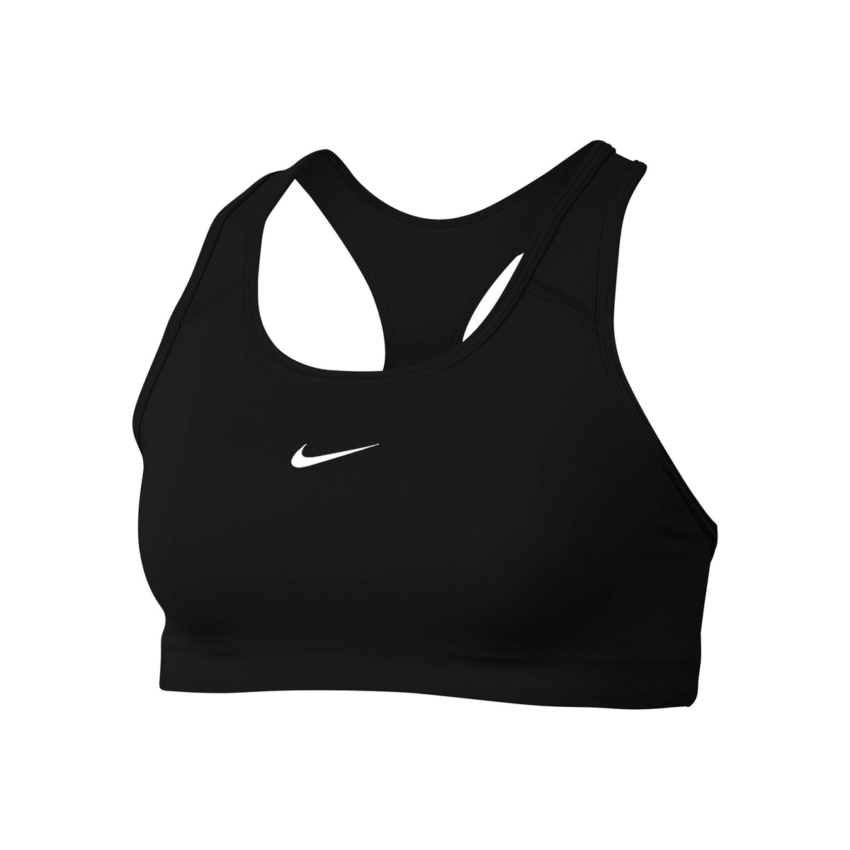 Nike Dri-Fit Swoosh Sport-behå Damer - svart, vit