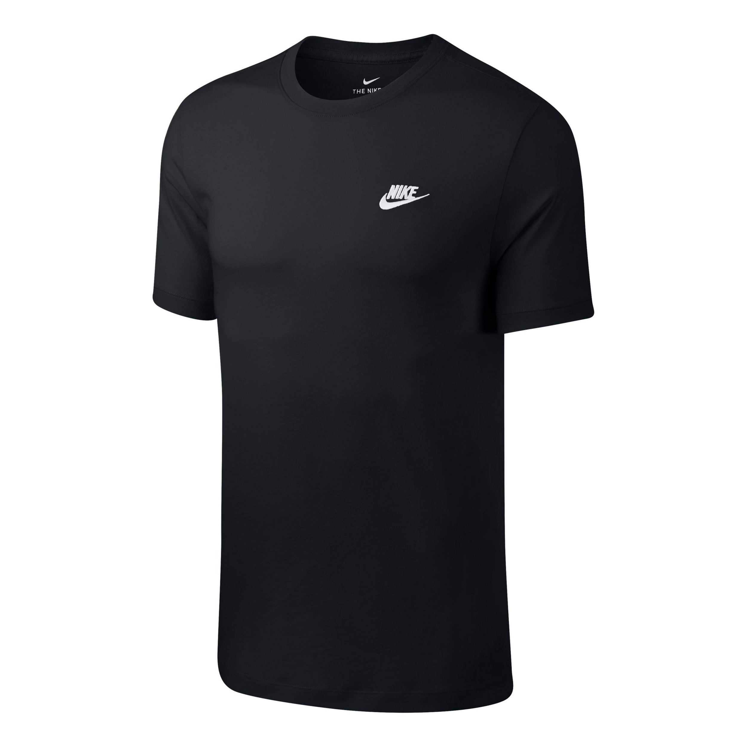 Nike Sportswear Club T-shirt Herrar - svart, vit