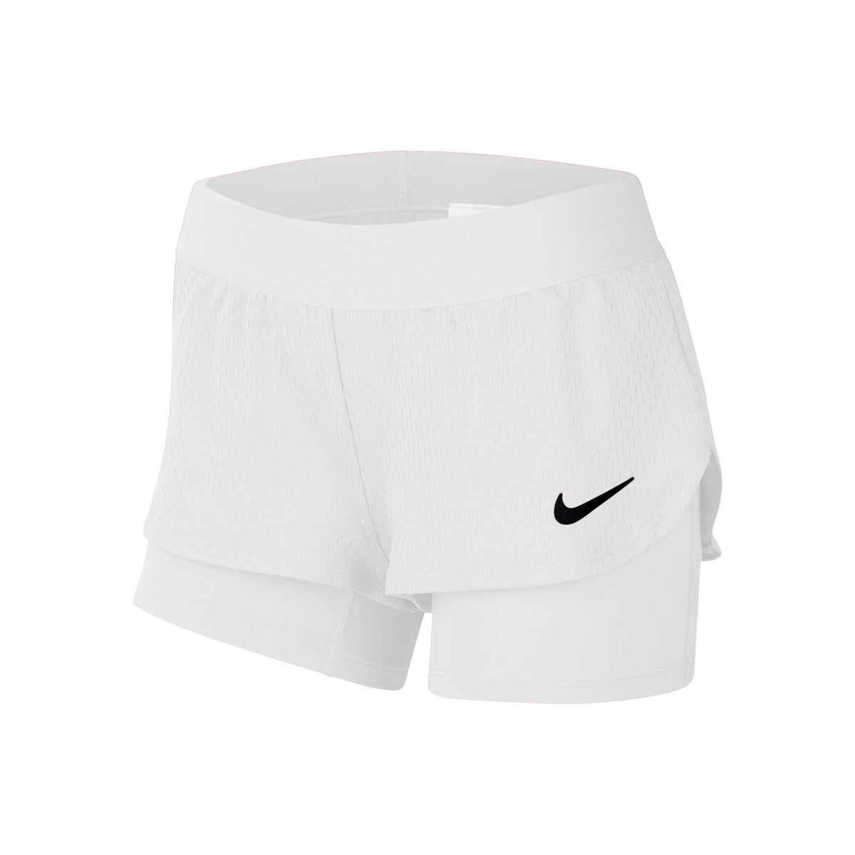 Nike Court  Shorts Flickor - vit, svart