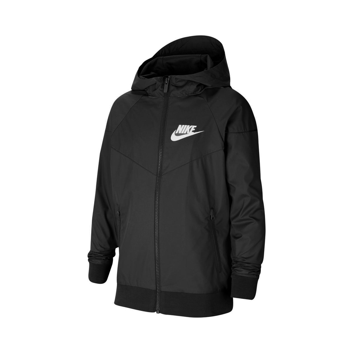 Nike Sportswear Windrunner Träningsjacka Pojkar - svart, vit