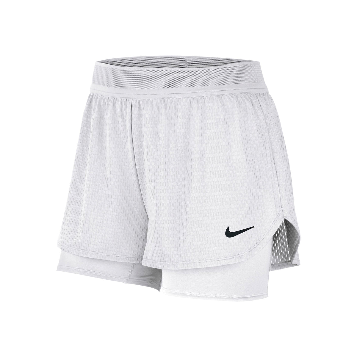 Nike Court  Shorts Damer - vit, svart