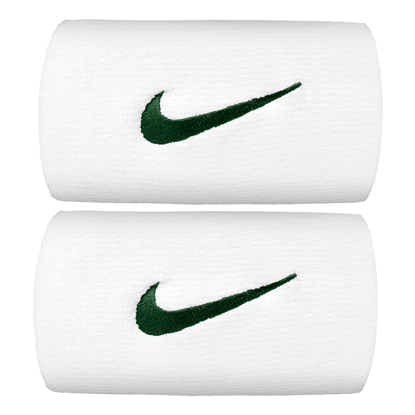 Nike Premier DW Svettband 2-pack lång - vit, mörkgrön