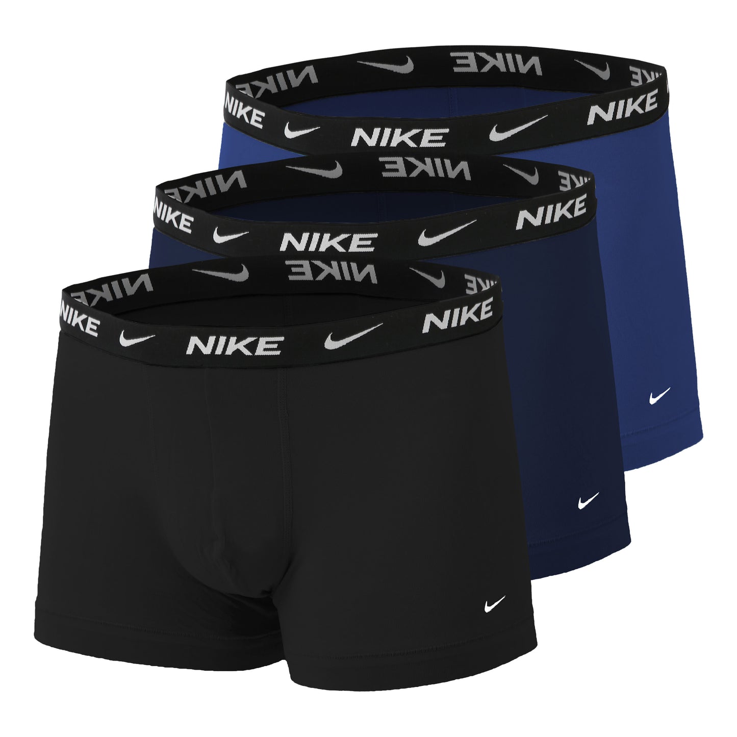 Nike Everyday Cotton Strech Trunk Boxershorts 3-pack Herrar-Mörkblå,Blå