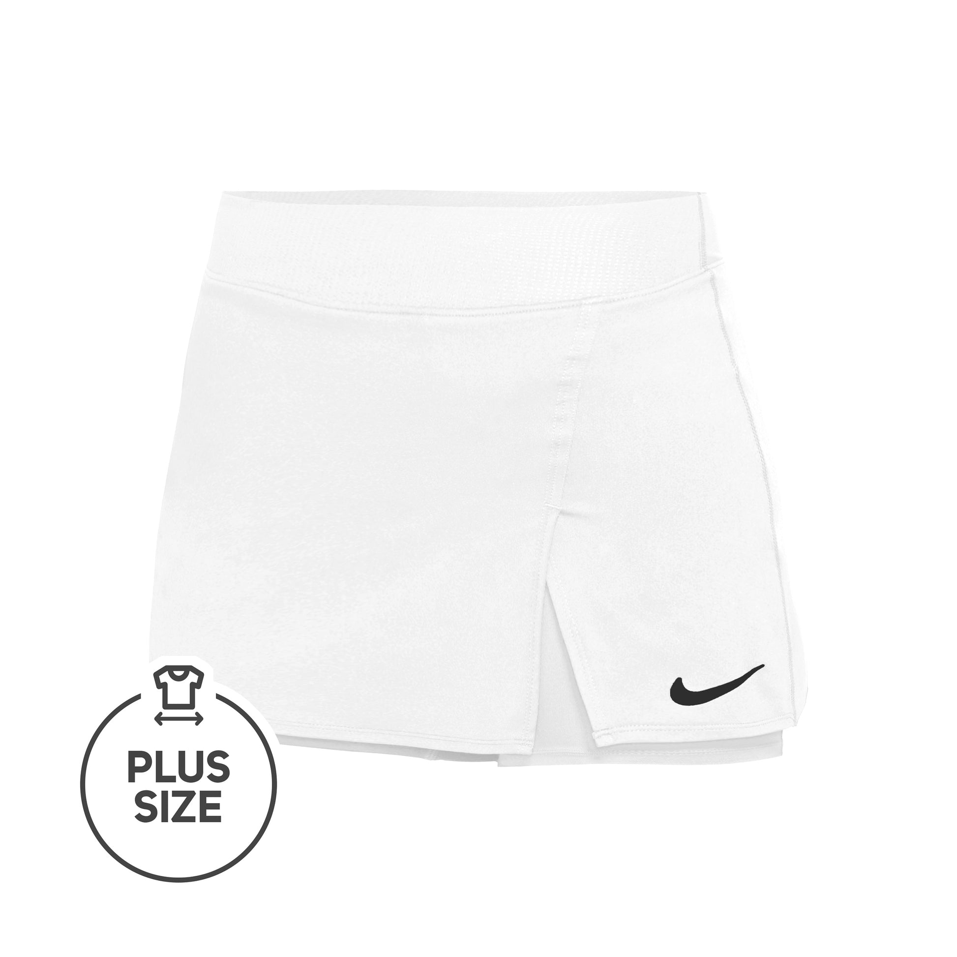 Nike Court STR Plus Size Kjol Damer - vit, svart