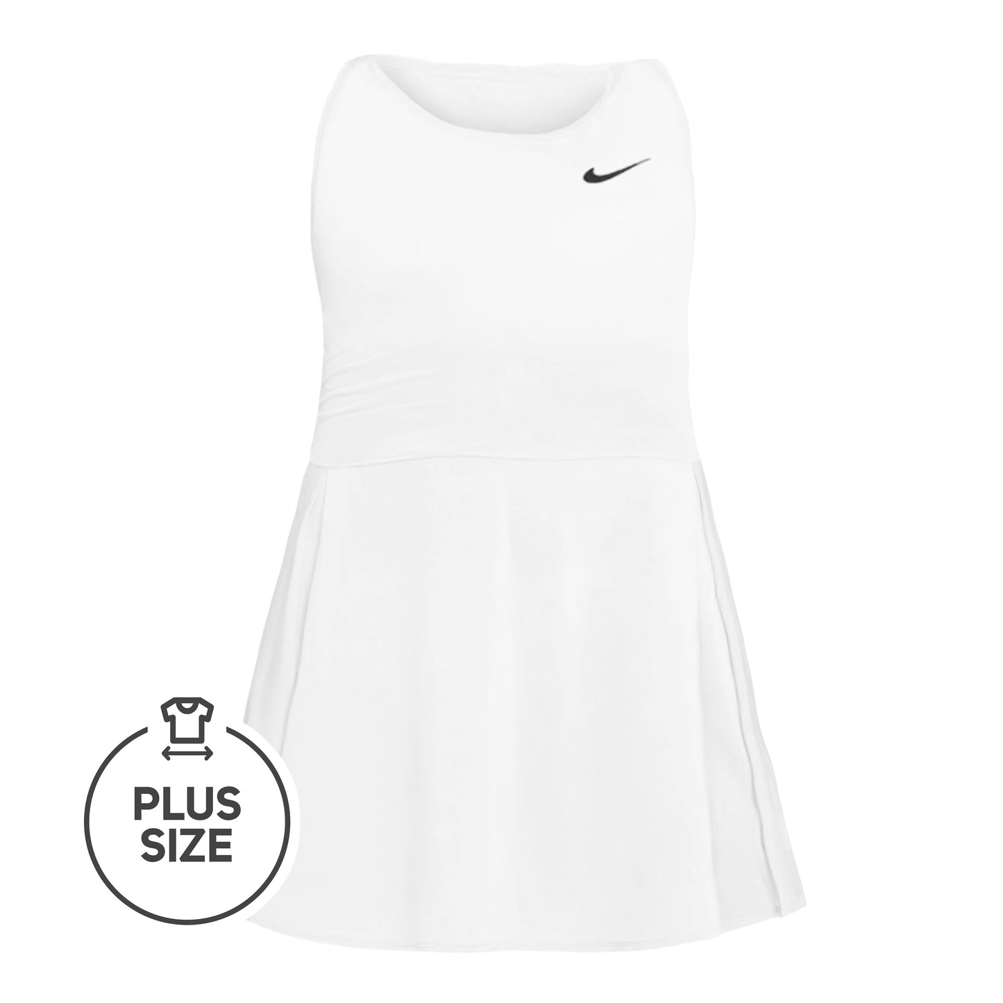 Nike Court Advantage Plus Size Klänning Damer - vit,