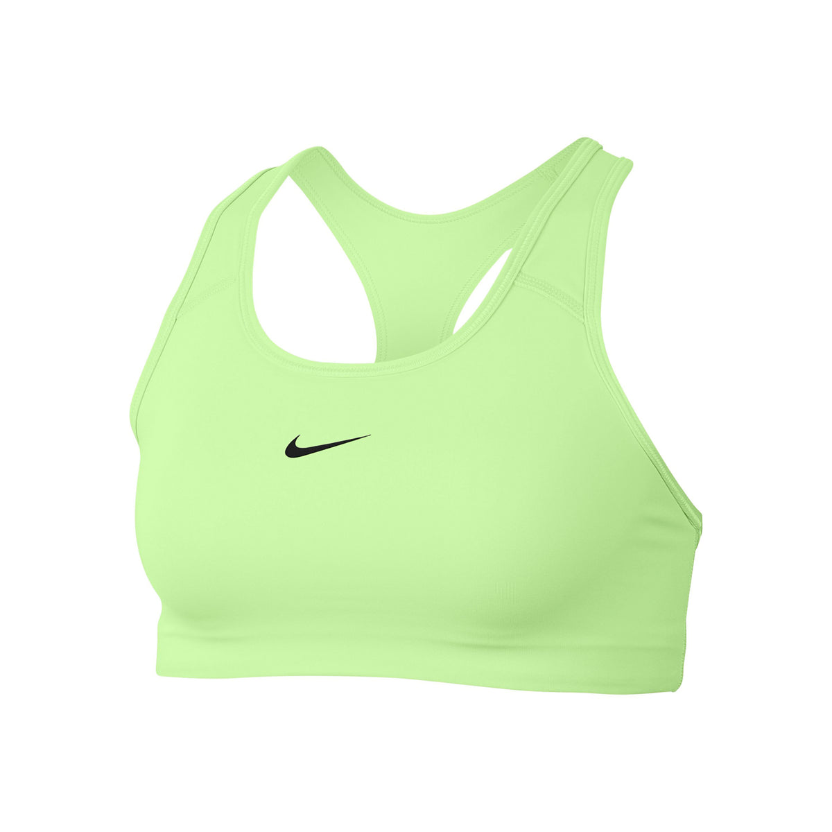 Nike Dri-Fit Swoosh Sport-behå Damer - neongrön,