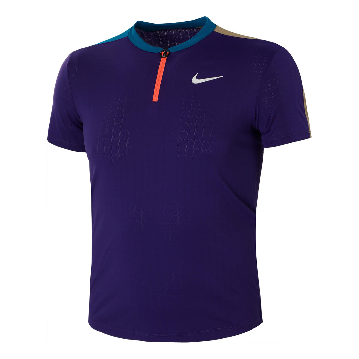 Nike Court Slam MB Polo Herrar - lila, flerfärgad
