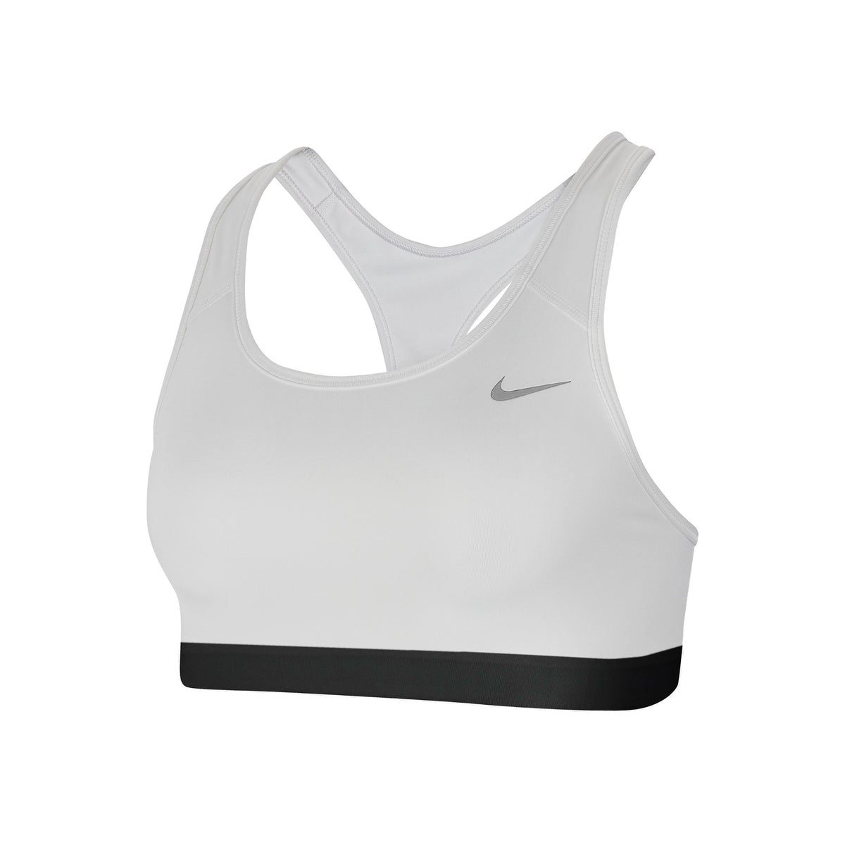 Nike Swoosh Sport-behå Flickor - vit, svart