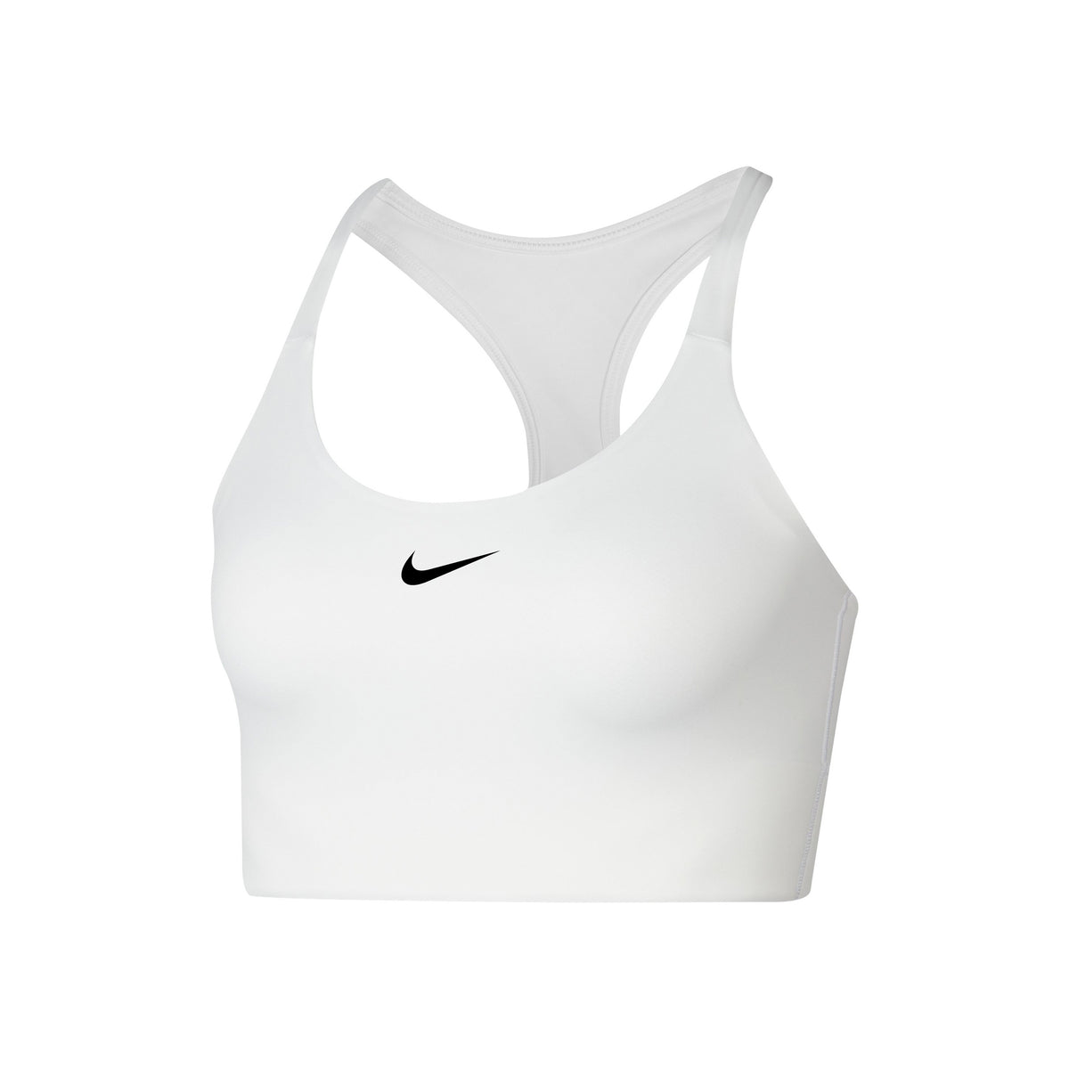Nike Dri-Fit Swoosh Sport-behå Damer - vit,
