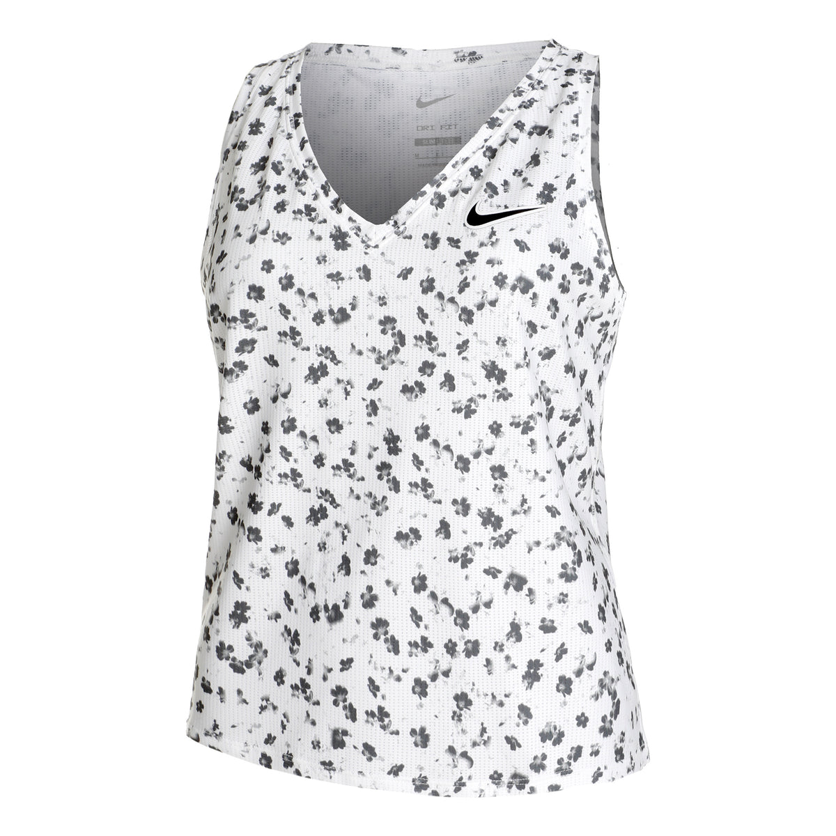 Nike Dri-Fit Printed Linne Damer - vit, svart