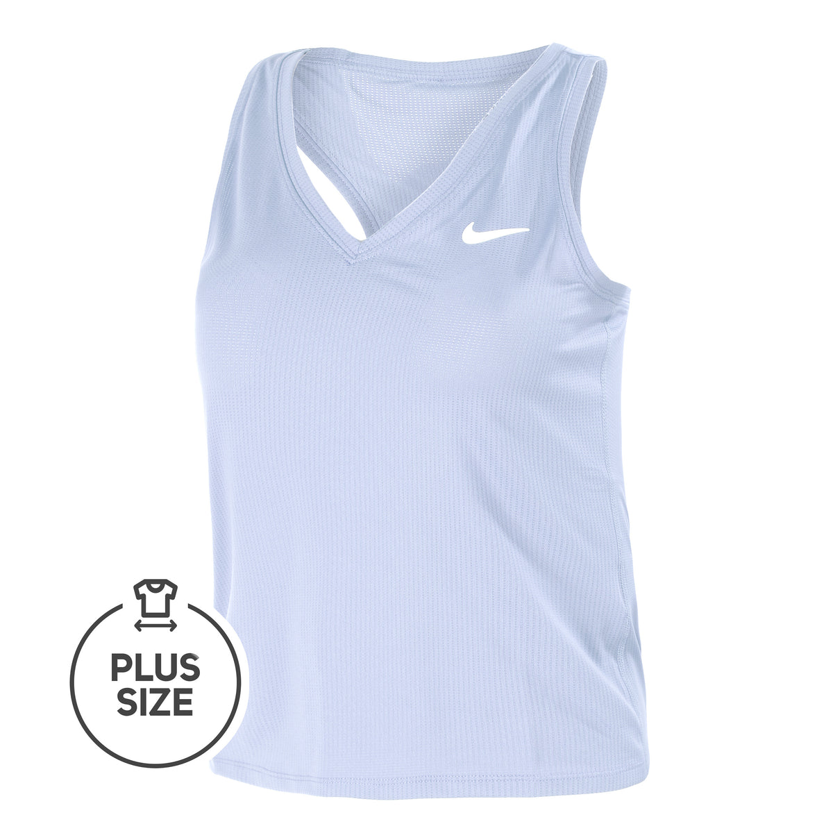 Nike Dri-Fit Plus Size Linne Damer - ljusblå,