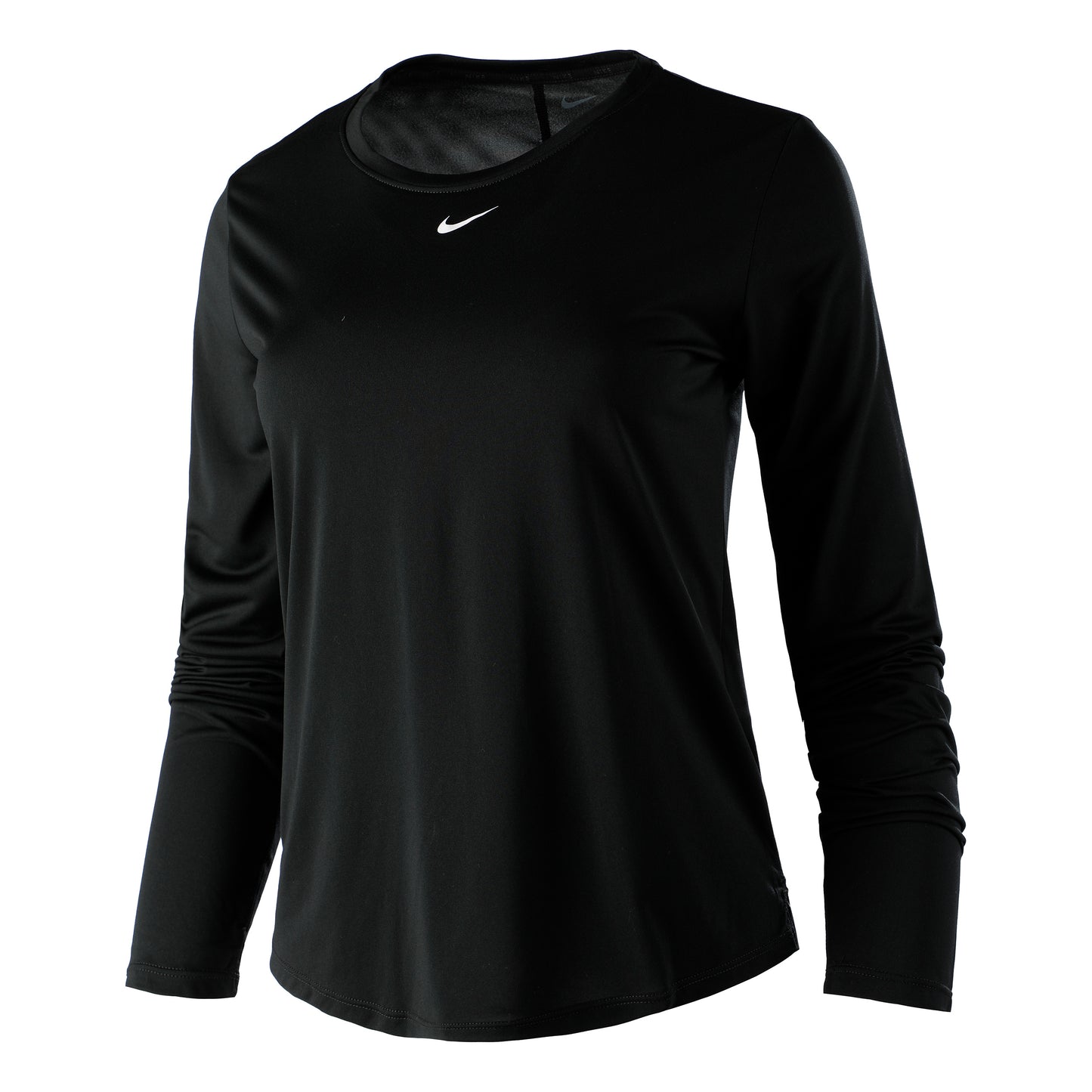 Nike Dri-Fit One Standard Långärmat Damer - svart, vit