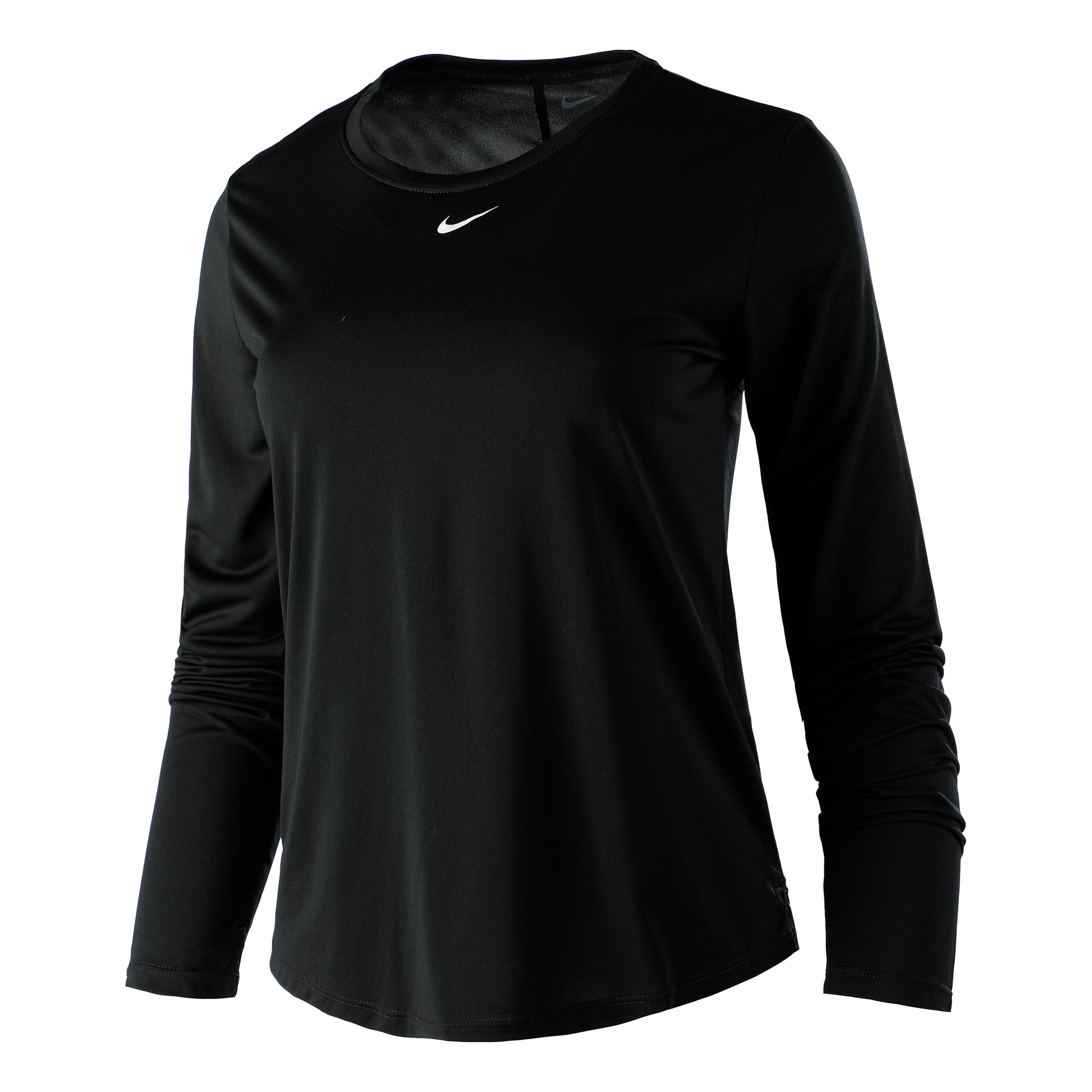 Nike Dri-Fit One Standard Långärmat Damer - svart, vit