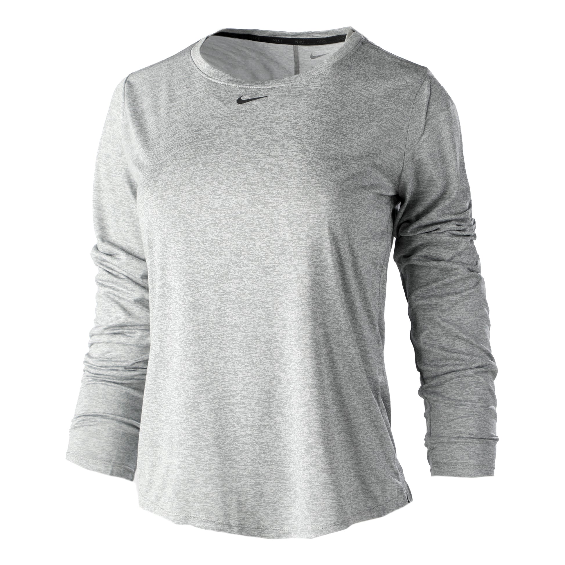 Nike Dri-Fit One Standard Långärmat Damer - grå, svart