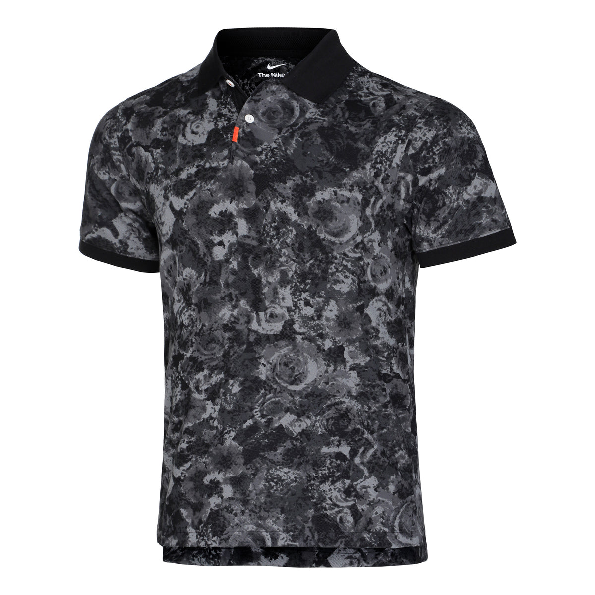 Nike Dri-Fit Printed Slim LN Polo Herrar - svart, grå