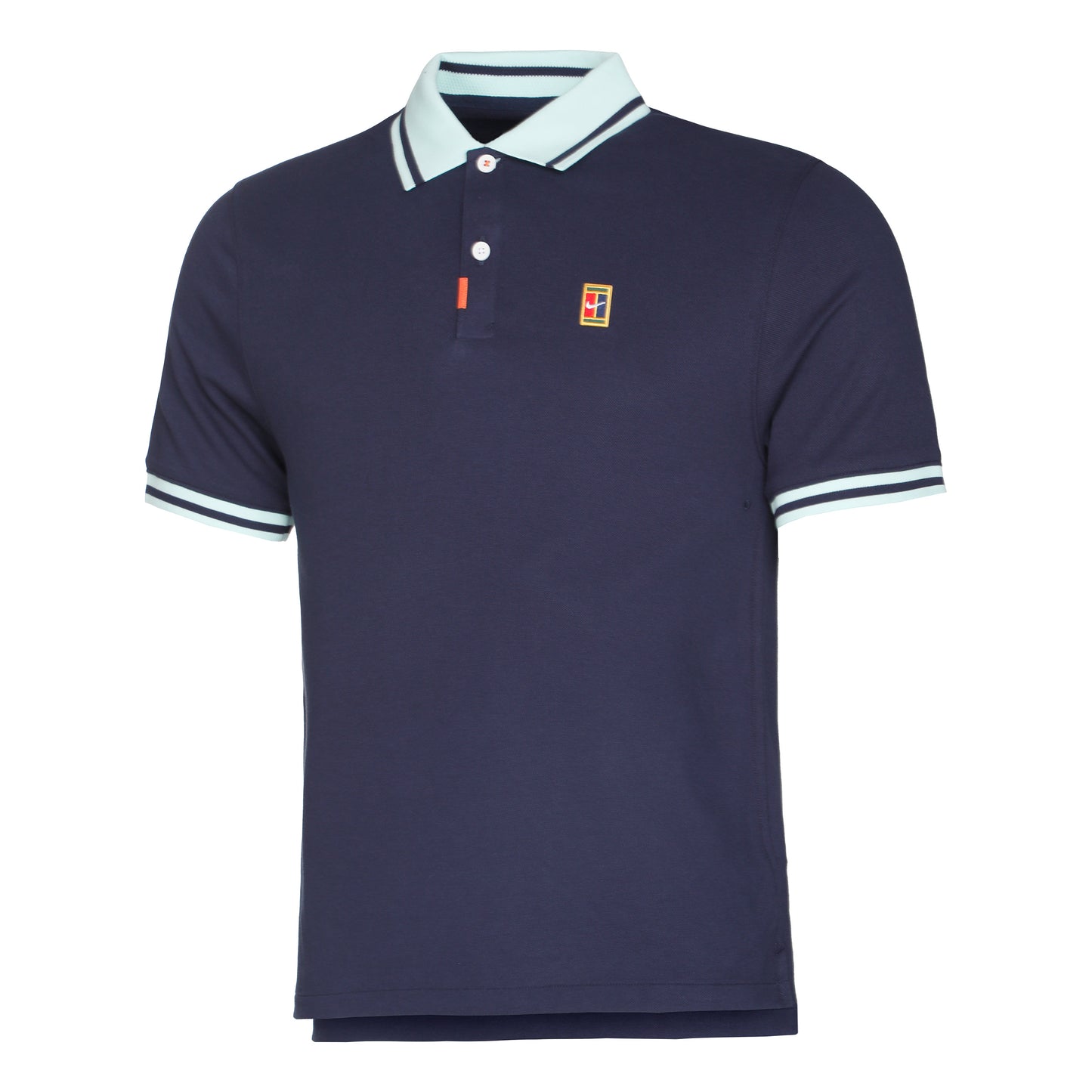Nike Dri-Fit Heritage Slim 2 Polo Herrar - mörkblå, mint