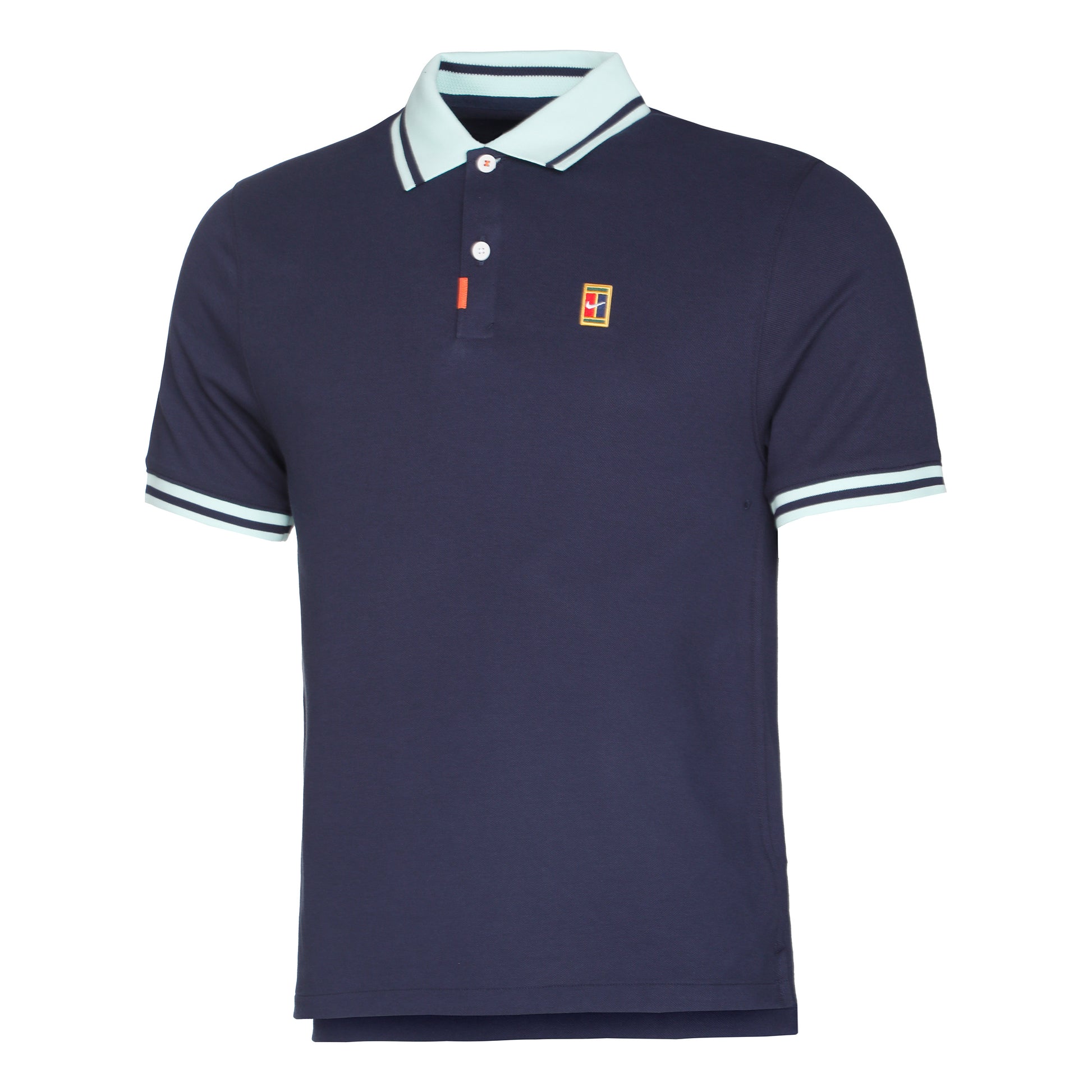 Nike Dri-Fit Heritage Slim 2 Polo Herrar - mörkblå, mint
