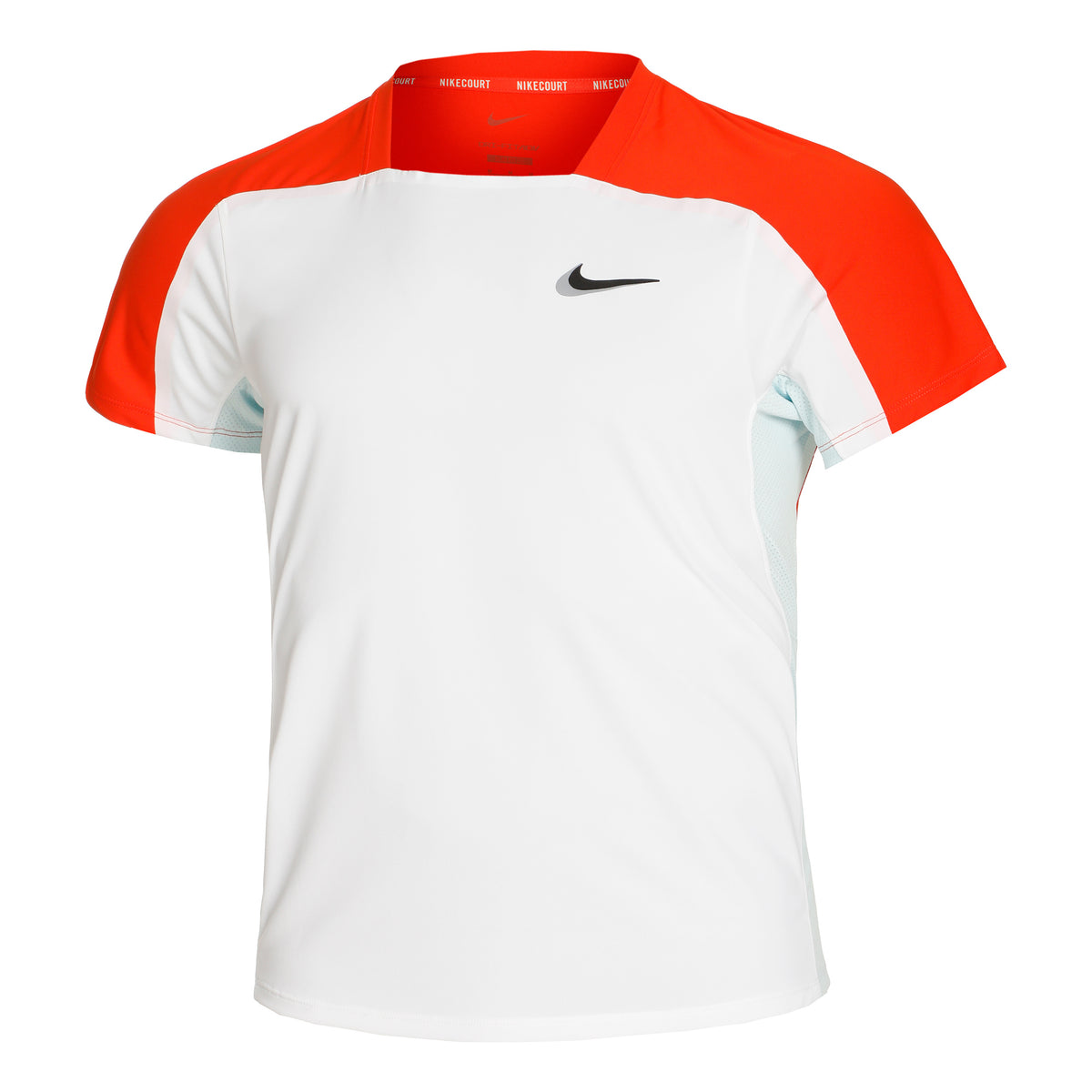 Nike Dri-Fit Slam T-shirt Herrar - vit, orange