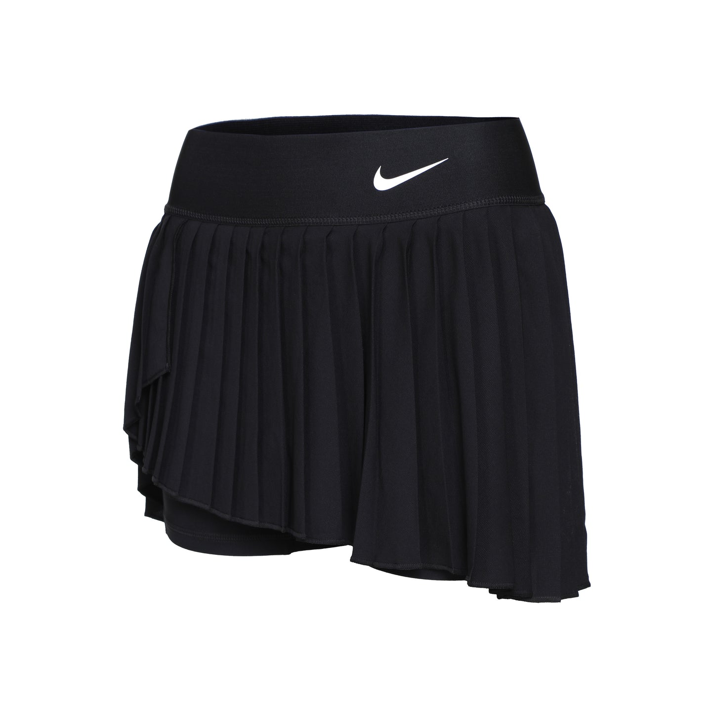 Nike Dri-Fit Court Pleated Kjol Damer - svart, vit