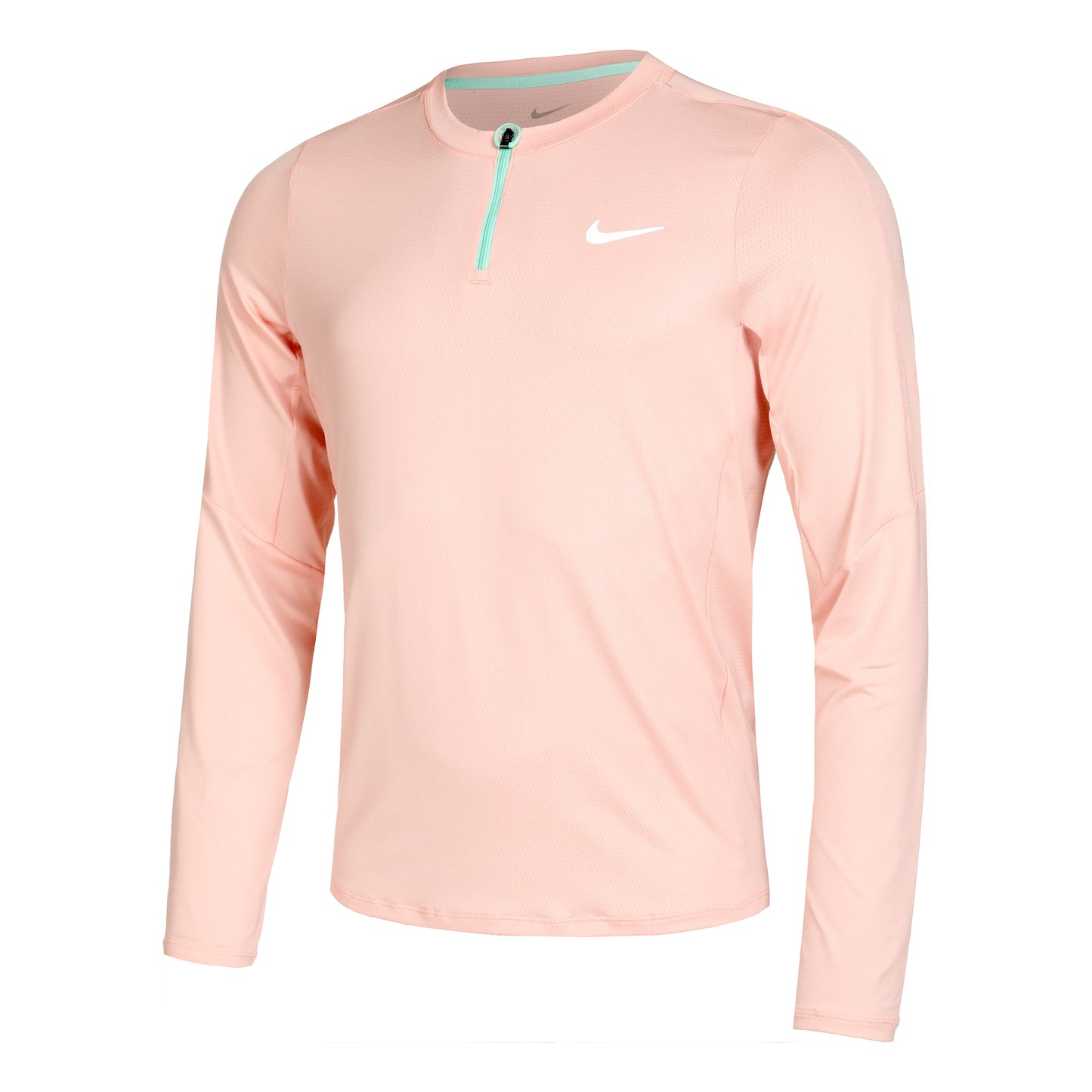 Nike Court Dri-Fit Half-Zip Långärmat Herrar - apricot, grön