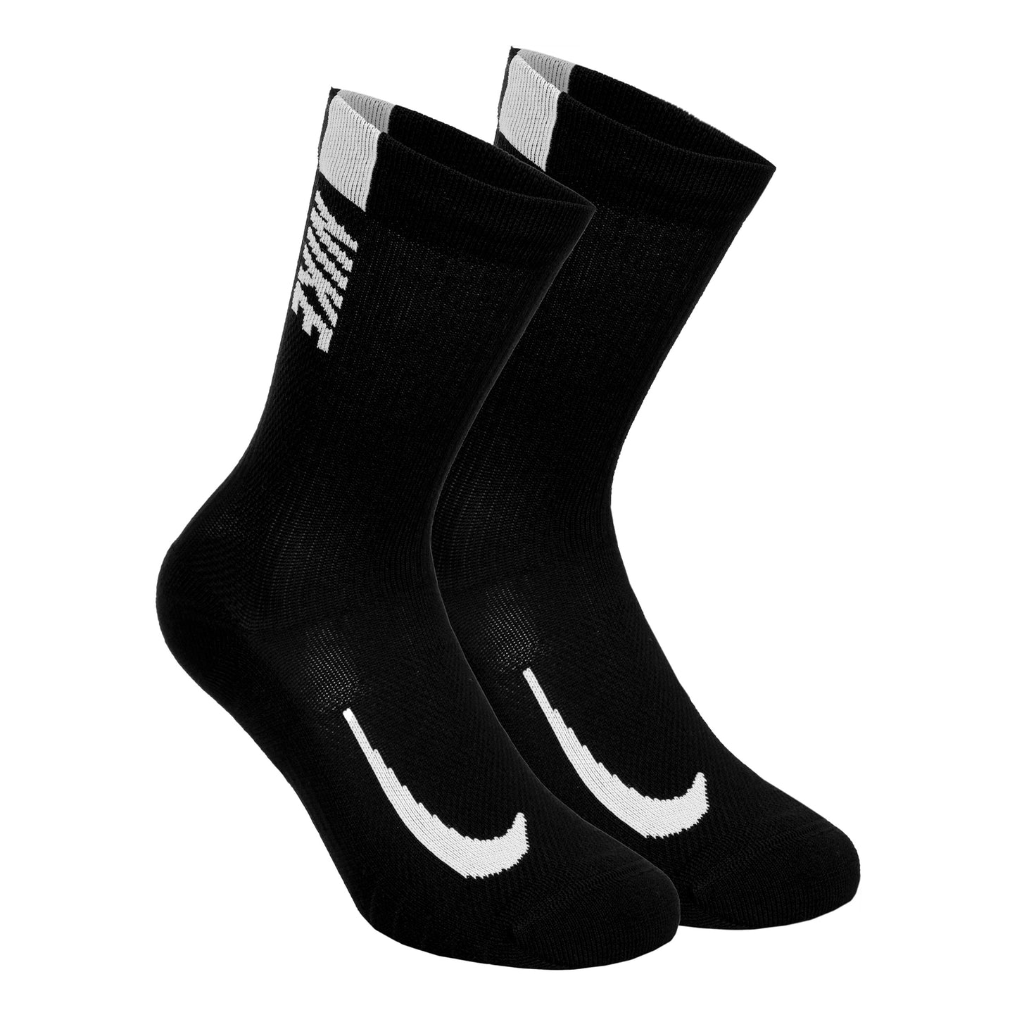 Nike Multiplier Crew Sportstrumpor 2-pack-Svart,Vit